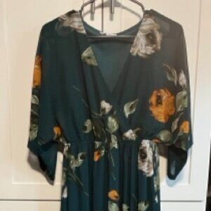 Baltic Born Teal Floral Maxi